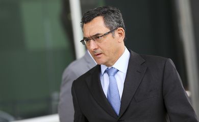 O ministro da Fazenda, Eduardo Guardia, chega para reunião-almoço com o presidente do Supremo Tribunal Federal (STF), Dias Toffoli, e demais ministros, no STF.