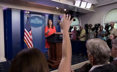 Sarah Huckabee Sanders, nova porta-voz da Casa Branca