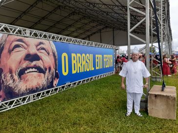 Cerimnia de posse/ Luiz Incio Lula da Silva/Personagens/ babalorix Joel Oxal