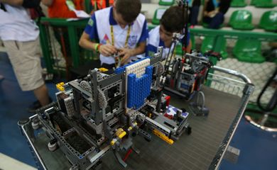 Brasília -  Torneio Nacional de Robótica First Lego League (FLL) é aberto em Brasília (Valter Campanato/Agência Brasil)