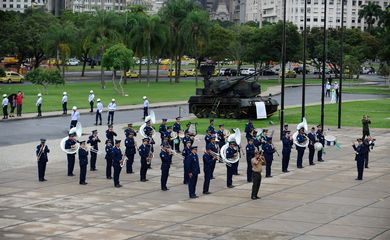 Solenidade alusiva aos 70 anos do Dia da Vitória, comemorado em 8 de maio, no Monumento Nacional aos Mortos na Segunda Guerra Mundial, no Parque do Flamengo