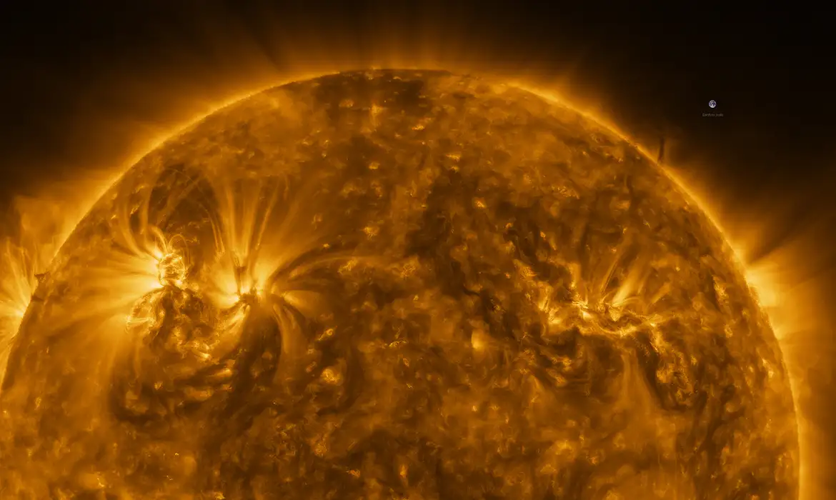 Agência Espacial Europeia registra foto do Sol em alta resolução