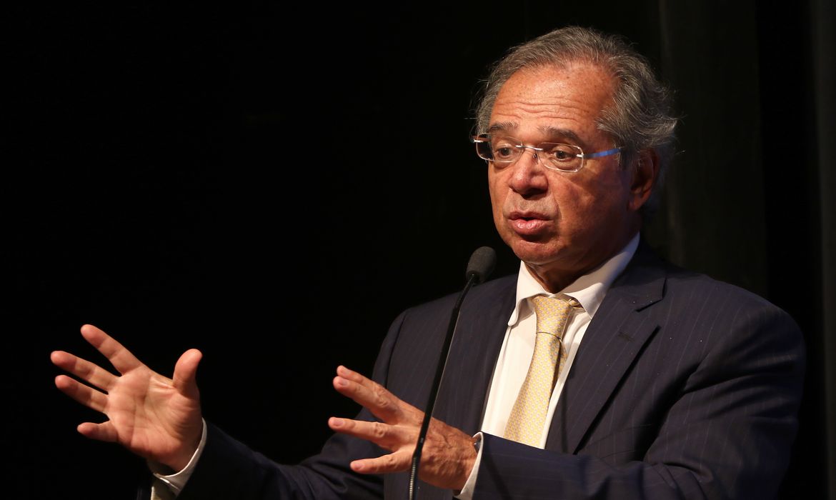O ministro da Economia, Paulo Guedes, faz palestra de encerramento do Seminário de Abertura do Legislativo de 2020
