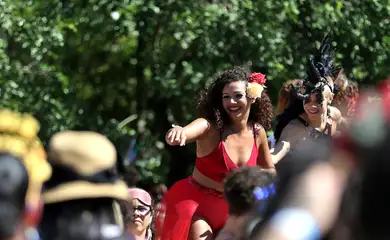 Rio de Janeiro (RJ), 22/02/2023 - Apresentação do bloco Mulheres Rodadas, no Aterro do Flamengo, zona sul da cidade. Foto:Tânia Rêgo/Agência Brasil