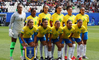 Seleção do Brasil na Copa do Mundo de Futebol Feminino - França 2019. 