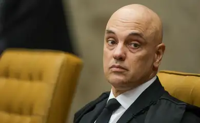 Brasília (DF) 01/08/2025 - Ministro Alexandre de Moraes durante sessão de abertura do segundo semestre judiciário no Supremo Tribunal Federal (STF).  Foto: Fabio Rodrigues-Pozzebom/ Agência Brasil