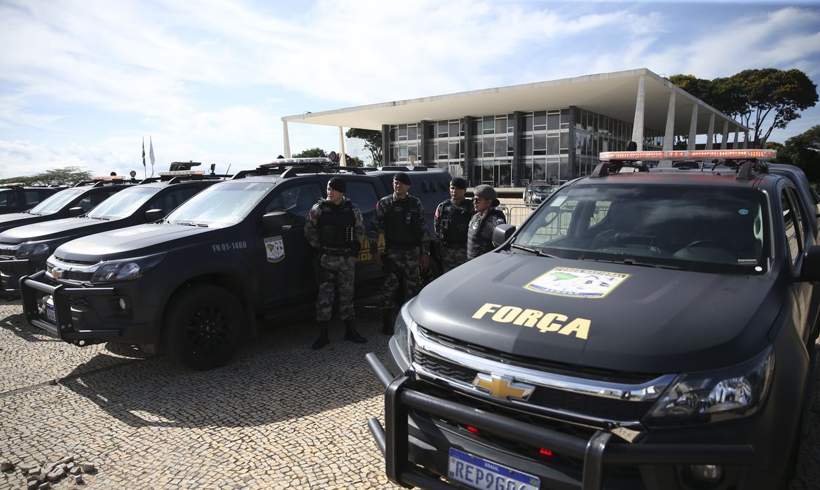 Mais de 650 policiais chegam a Brasília para compor a Força Nacional |  Agência Brasil
