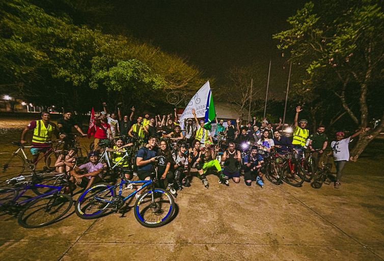 23/09/2026 -  ONG Rodas da Paz apoia realização da Bicicletada, evento que marca o Dia Mundial Sem Carro. Foto: ONG Rodas da Paz/ Divulgação