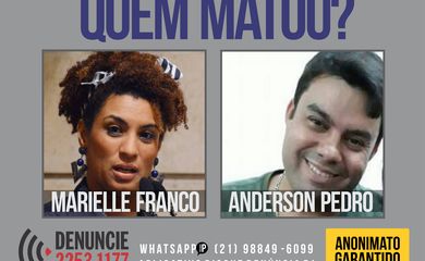 Disque denúncia, Marielle Franco e Anderson Pedro Gomes