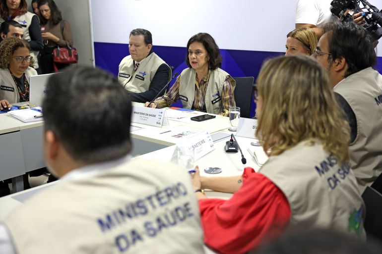 Brasília (DF), 15.08.2024 - A ministra da Saúde, Nísia Trindrade, fala durante instalação do Centro de Operações de Emergência em Saúde para coordenar ações de resposta à Mpox (COE-Mpox). Foto: José Cruz/Agência Brasil