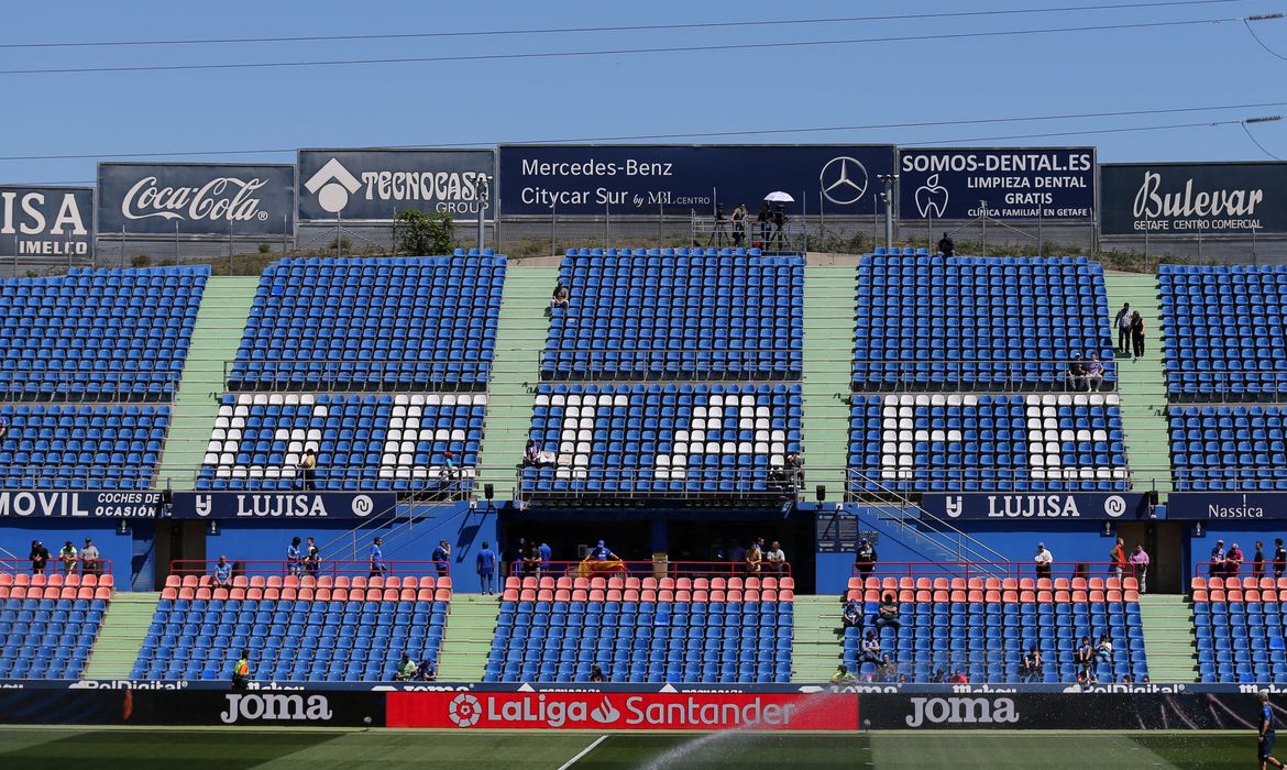 Estádio do Getafe 
 16/4/2023  REUTERS/Isabel Infantes