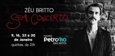 Zéu Britto estreia show com convidados no Rio