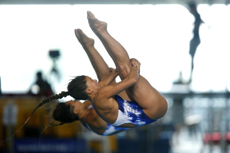 Luana Lira e Tammy Galera garantem a medalha de ouro na última prova de Saltos Ornamentais do Campeonato Sul-Americano de Esportes Aquáticos - Buenos Aires