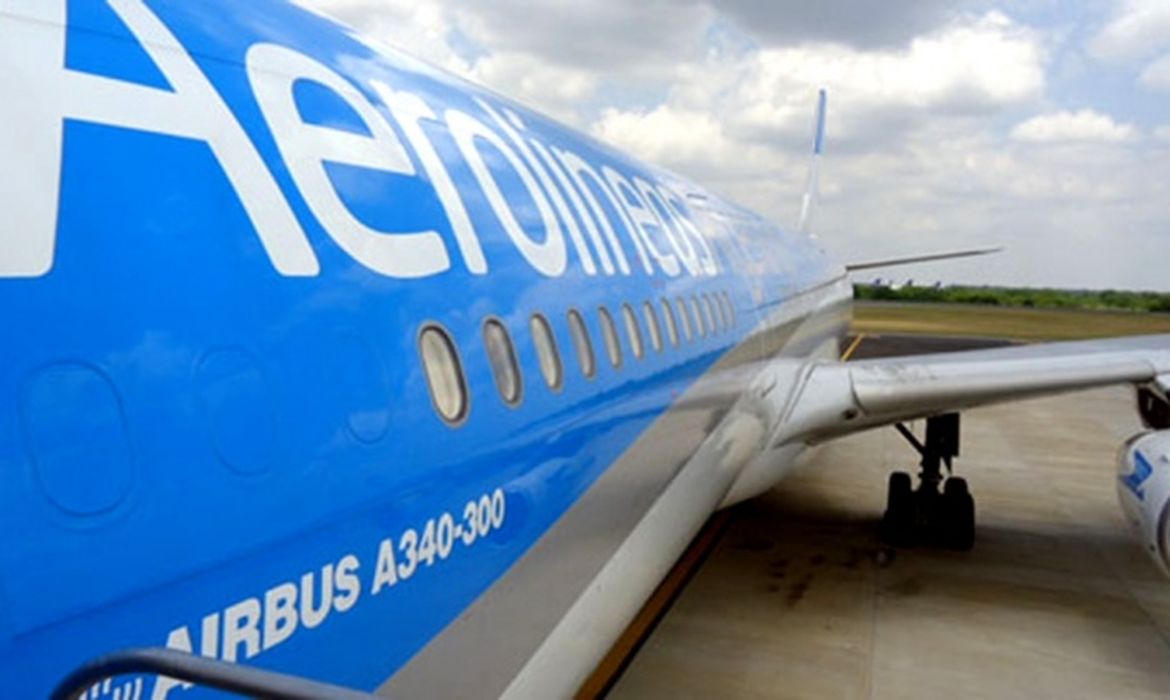 Avião da Aerolíneas Agrentinas