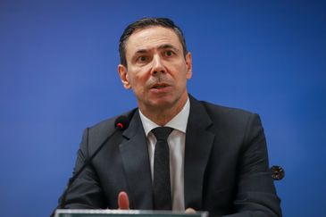 Brasília, DF 11/10/2023 O secretário de África e de Oriente Médio do Ministério das Relações Exteriores, embaixador Carlos Sérgio Sobral Duarte,  durante entrevista sobre a situação em Israel e na Palestina e do andamento das tratativas do governo para retirada dos brasileiros da região de conflito Foto: Antonio Cruz/ Agência Brasil