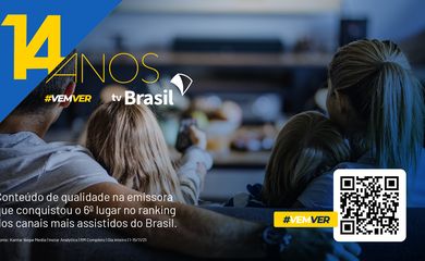 TV Brasil celebra 14 anos de conteúdos de qualidade para o cidadão