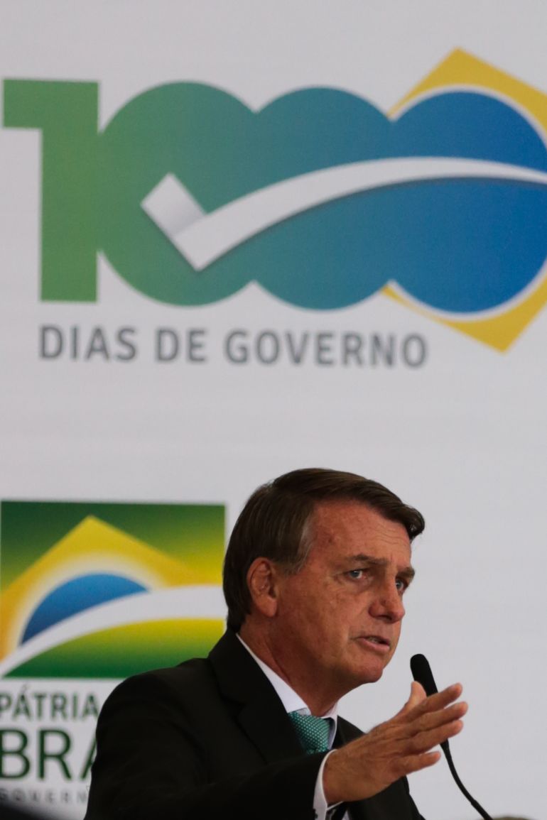 O presidente da República, Jair Bolsonaro, participa do lançamento do programa Crédito Caixa Tem
