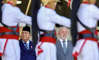 Brasília, (DF) 09/07/2025 - Presidente Luiz Inácio Lula da Silva (d) recebe o presidente da Indonésia, Prabowo Subianto (e), durante cerimônia oficial.
Foto: Fabio Rodrigues-Pozzebom/ Agência Brasil