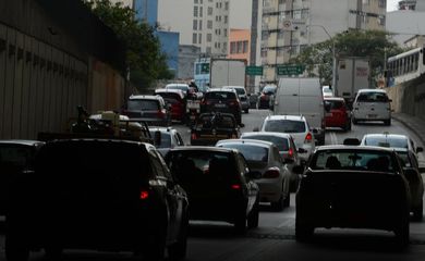 congestionamento em São Paulo