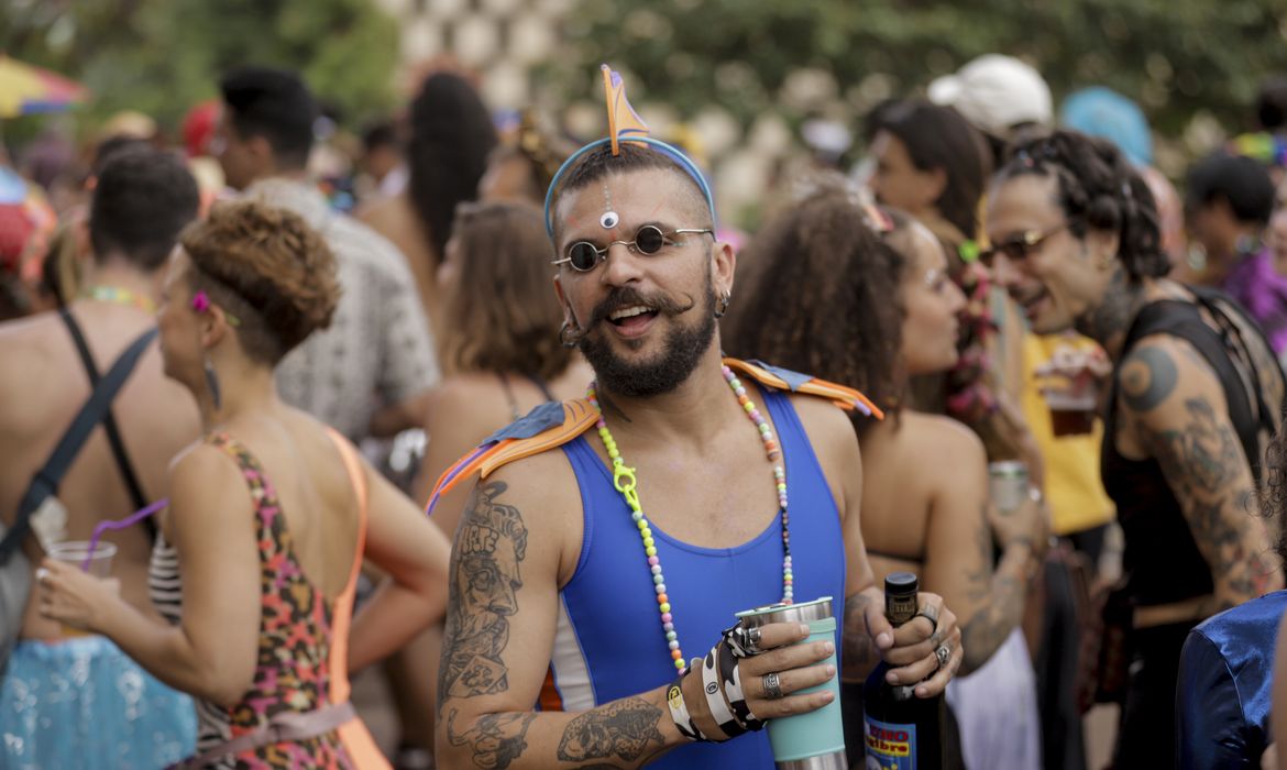 Brasília (DF), 01/03/2025 - Bloco de carnaval, Aparelhinho nas ruas de Brasília.
Foto: Joédson Alves/Agência Brasil