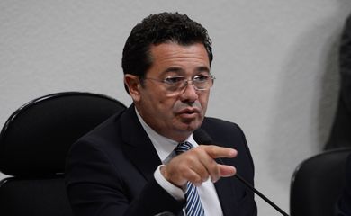 Primeira reunião da CPI da Petrobras no Senado. Na foto, o presidente da comissão, senador Vital do Rêgo (Valter Campanato/Agência Brasil)