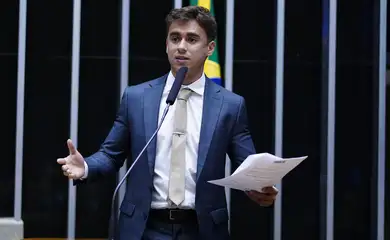 Brasília (DF) - O deputados, Nikolas Ferreira (PL - MG), discursa na tribuna da Camara dos Deputados durante sessāo deliberativa
 Foto: Pablo Valadares/Câmara dos Deputados