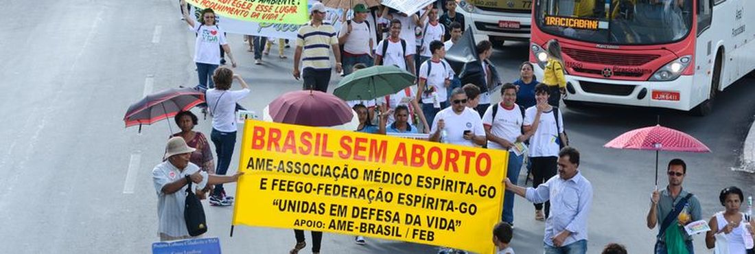 Movimento nacional faz marcha contra o aborto