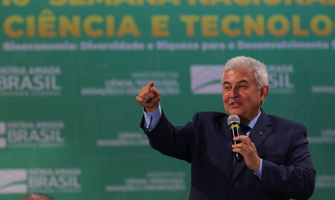 O ministro da Ciência, Tecnologia, Inovações e Comunicações, Marcos Pontes, participa da abertura da 16ª Semana Nacional de Ciência e Tecnologia (SNCT)