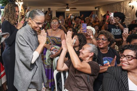 Brasília (DF), 24/11/2025 – Ministra Marina Silva participa do movimento Mulheres Negras decidem   descrição da atividade: O Ato Político por uma ministra negra no STF Já! é um   chamado público por representatividade no mais alto tribunal do país  Foto: Valter Campanato/Agência Brasil
