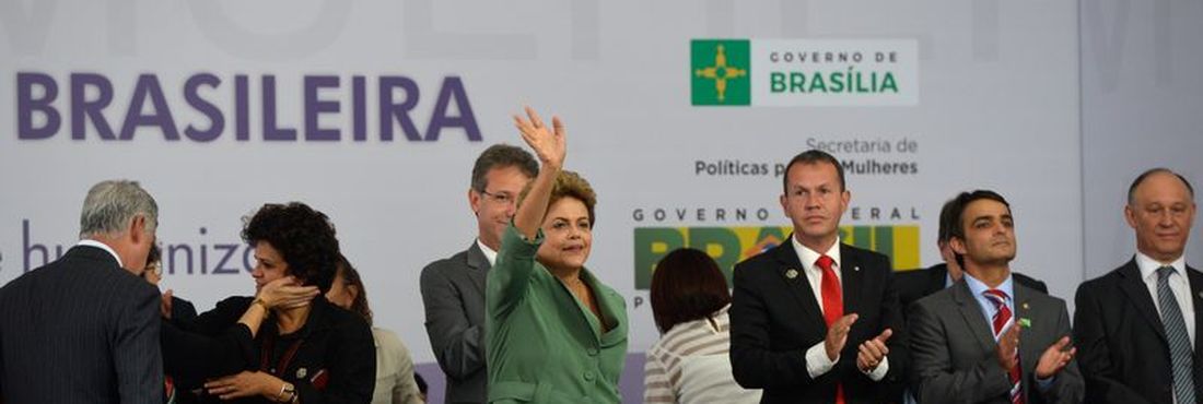 Dilma Rousseff na inauguração da Casa da Mulher Brasileira