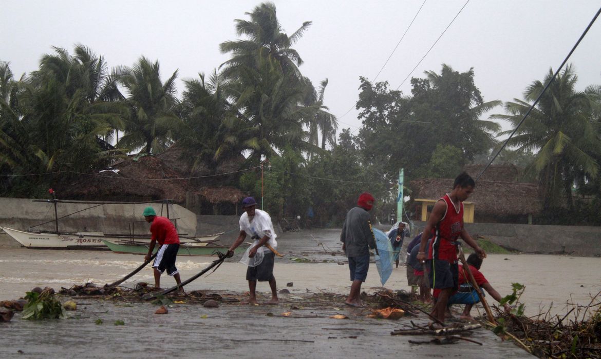 Tufão nas Filipinas