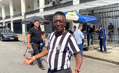 Nicanor Ribeiro, sósia pelé, velório pelé