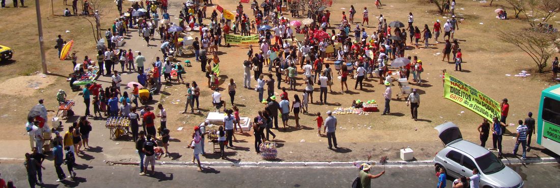 Grito dos Excluídos do DF se reúne na área central de Brasília