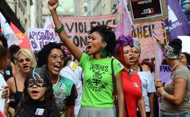 São Paulo - Manifestações do Dia da Mulher na região central da capital (Rovena Rosa/Agência Brasil)