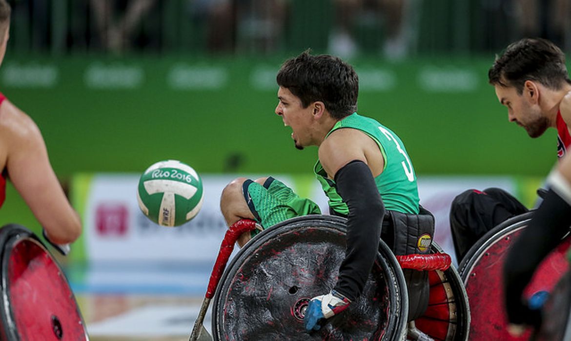 Guilherme Camargo, da seleção brasileira de rugby em cadeira de rodas