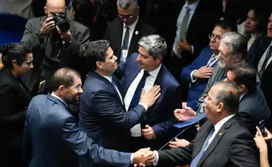 Brasília-01/02/2025 Plenário do Senado Federal durante primeira reunião preparatória destinada à eleição do presidente do Senado Federal. Foto: Edilson Rodrigues/Agência Senado