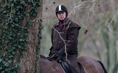 Andrew Mountbatten-Windsor no Windsor Great Park
 2/2/2026    REUTERS/Toby Melville