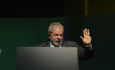 Ex-presidente Lula abre o  2º Congresso da Industrial Global Union, organização internacional de centrais sindicais, na Barra da Tijuca