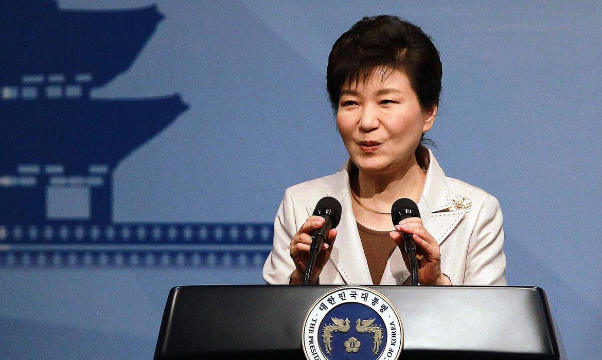The President of South Korea, Park Geun-hye