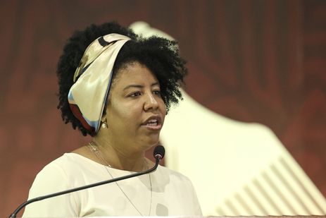 Marcelo Camargo/Agência Brasil Brasília (DF), 24/07/2024 - A deputada federal Jack Rocha durante o encontro “Dia Internacional da Mulher Negra, Latino-Americana e Caribenha - Pela Saúde das Mulheres Negras”, no Palácio Itamaraty. Foto: Marcelo Camargo/Agência Brasil