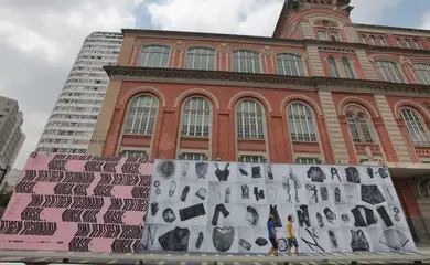 São Paulo (SP), 24/01/2025 - Memorial da Resistência em São Paulo, inaugura painel de Rafael Pagatini, que faz parte da exposição Uma Vertigem Vision.ária - Brasil Nunca Mais. Foto: Paulo Pinto/Agência Brasil