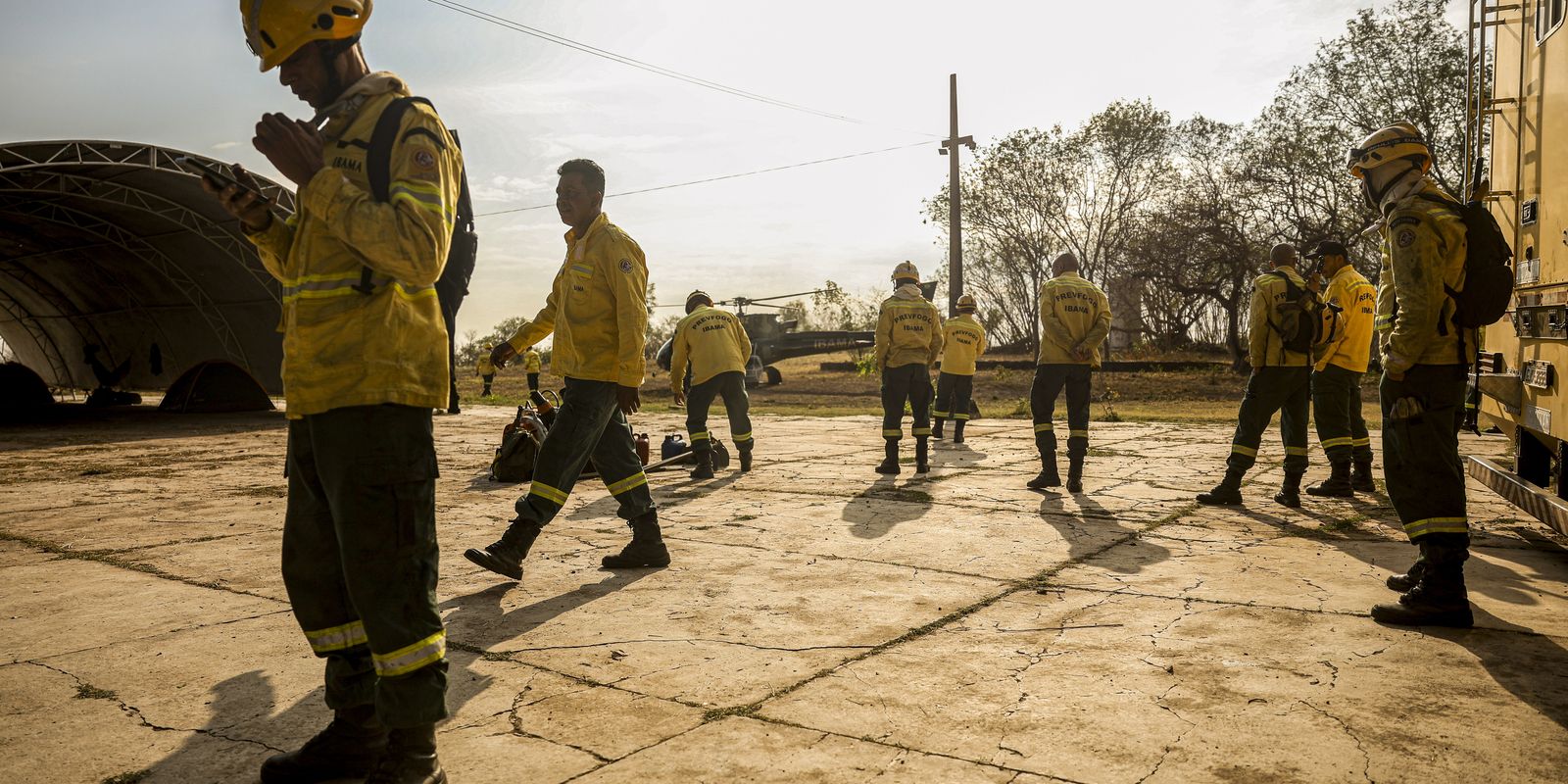 Combate aos incêndios florestais recebe mais brigadistas e veículos Combate aos incêndios florestais recebe mais brigadistas e veículos