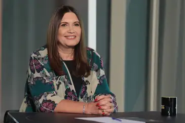 A deputada federal, Bia Kicis, participa do programa Sem Censura, na TV Brasil
