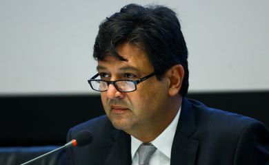  O ministro da Saúde, Luiz Henrique Mandetta, durante reunião com secretários de Saúde dos estados e capitais de todo o país para tratar da situação do novo coronavírus