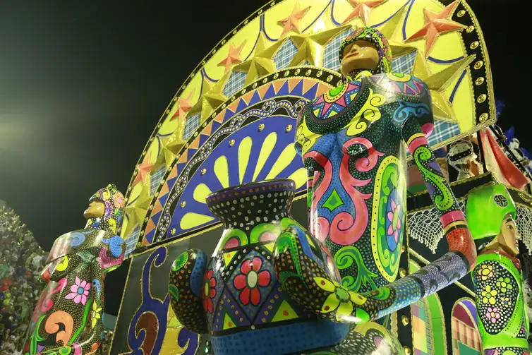 Desfile da União da Ilha no Carnaval 2019 no Rio de Janeiro