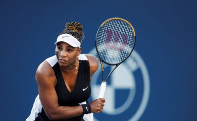 Serena Williams em partida do National Bank Open, em Toronto, Canadá