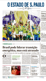 Capa do Jornal O Estado de S. Paulo Edição 2024-04-08