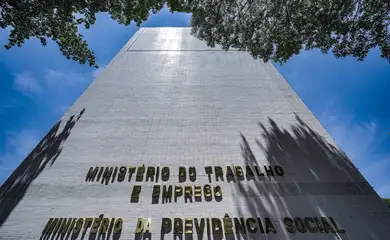 Brasília (DF), 11/10/2023, Prédio do Ministério do Trabalho e Emprego e também do ministério da Previdência Social, na Esplanada dos Ministérios em Brasília.  Foto: Rafa Neddermeyer/Agência Brasil