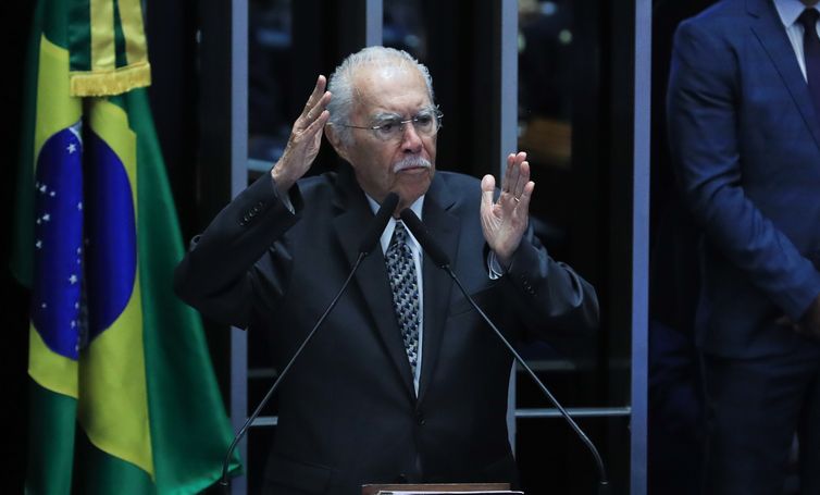 Brasília (DF), 18/03/2025  -Sessão solene em homenagem a redemocratização. ( Ex-presidente José Sarney participou da homenagem). Foto: Lula Marques/Agência Brasil