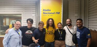 Choro no eixo e equipe da Rádio Nacional
